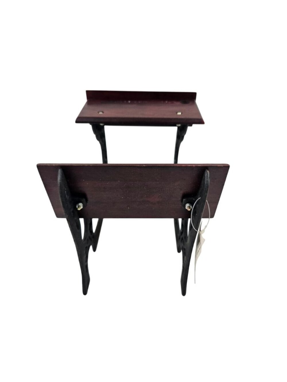 Heirloom Classics Nicole Reproduction Dollhouse School Desk Mini Wood Cast Iron - Picture 4 of 9